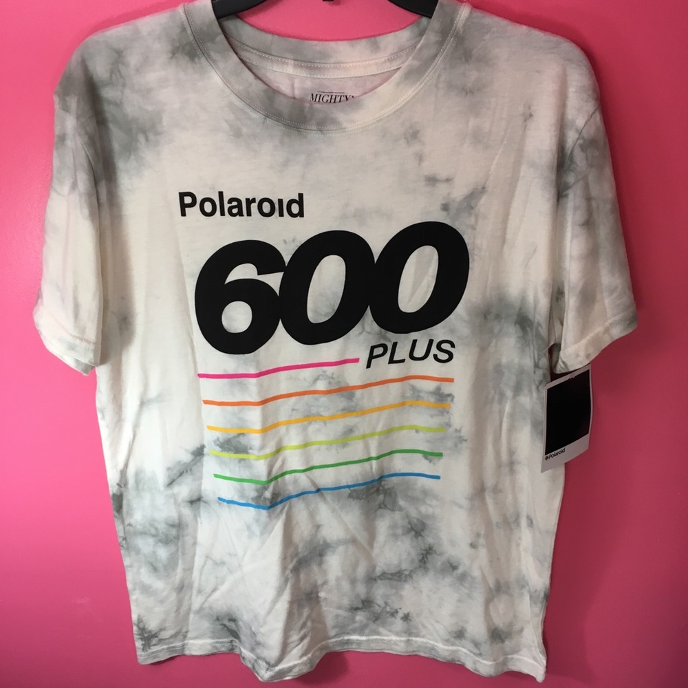 L New Polaroid Film Camera Graphic Tee Shirt Retro